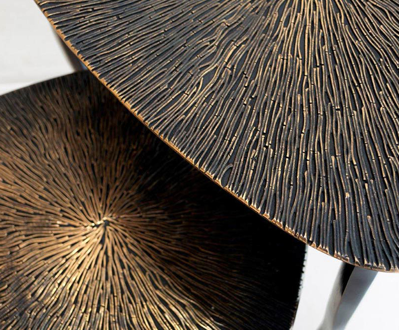 Perseide is a side table made by mattia frignani