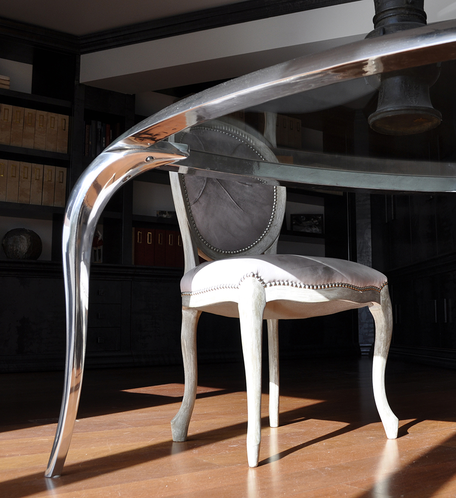 Penthouse interior design and bespoke furniture by Mattia Frignani, Lugano